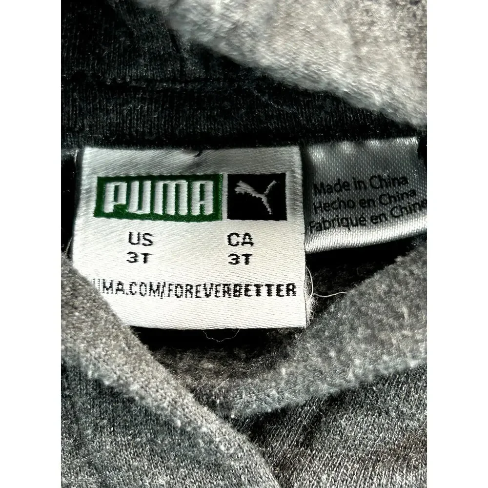Puma Toddler Girls Hoodie Bundle Pink Gray Pullover Sweatshirts Sizes 24M & 3T - Picture 7 of 10